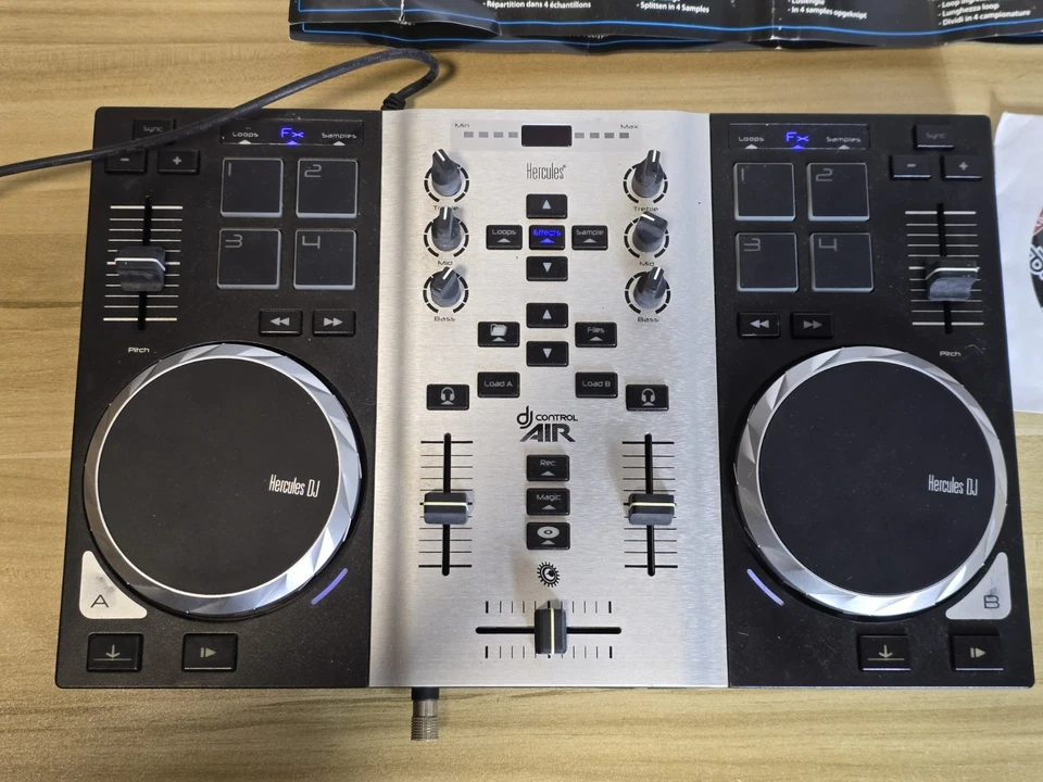 Hercules DeeJay Control Air S Series DJ Controller Double Deck Portable Decks. - Image 2 of 4