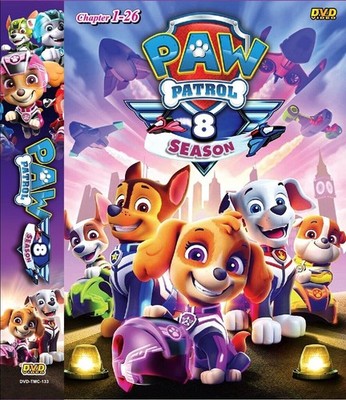 Paw Patrol Staffel 8 Animierte Kinderfernsehserie DVD Englisch Sub...