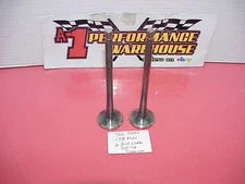 2 Titanium 11/32" Exhaust Valves 6.210" Long -1.580" Head Diameter Bead Groove
