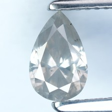1.00Ct Rare 100% Natural No Treated VS-2 Premium Pear White 