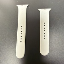 Set Of 2 Genuine Apple 38/40 mm White Watch Band - M/L  S/M Band Side Only