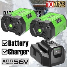 10.0Ah Lithium Battery / Charger For EGO Power 56V BA2800 BA2800T BA4200 BA1400