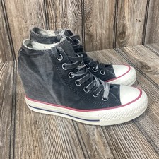 Converse Shoes Womens 5 Chuck Taylor All Star Hidden Wedge Sneakers 547193C Grey
