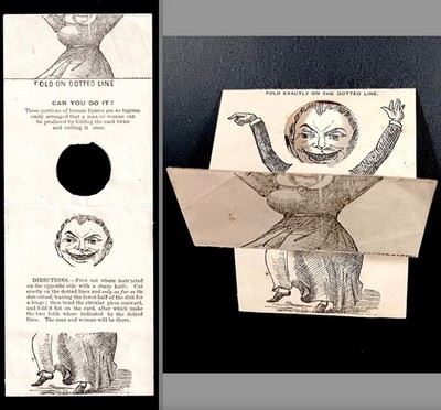 ''Can You Do It?'' Reid Clothing Cortland New York Metamorphic Trade Card SR.C.cP