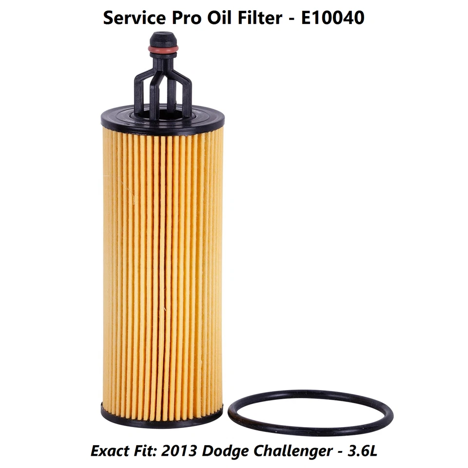 2013 Dodge Challenger 3.6L Complete Air, Oil & Cabin Filter Kit (5W-20) - Image 3 of 4
