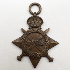 Genuine WW1 1914-15 Star Medal Name Erased