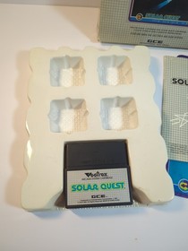 Solar Quest (Vectrex, 1982) Complete In Box w/ Overlay, Manual, Tray CIB Tested