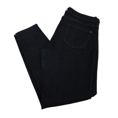 Just Black Womens Jeans 31 Blue Mid Rise Skinny USA Made Cotton Stretch Denim