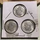 (3) 1964 Roosevelt Silver Dimes