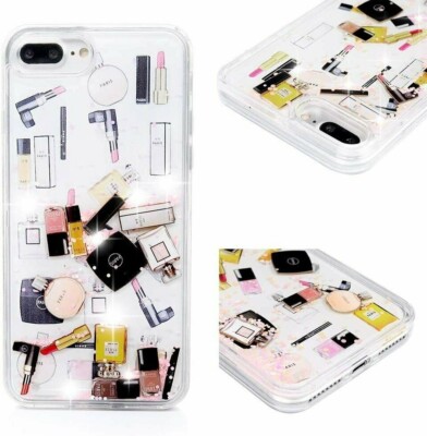 Für Apple iPhone X - LIQUID SPARKLE Glänzend Flüssig Tasche Case Hülle Make UP