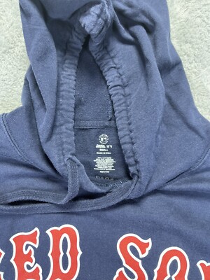 Boston Redsox Sweatshirt Gray Hoodie Pullover MLB Baseball