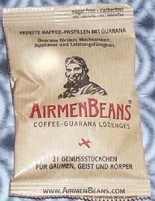 Airmenbeans 5 mal 21 St Guarana zum Lutschen Airmen Beans Airman Bean