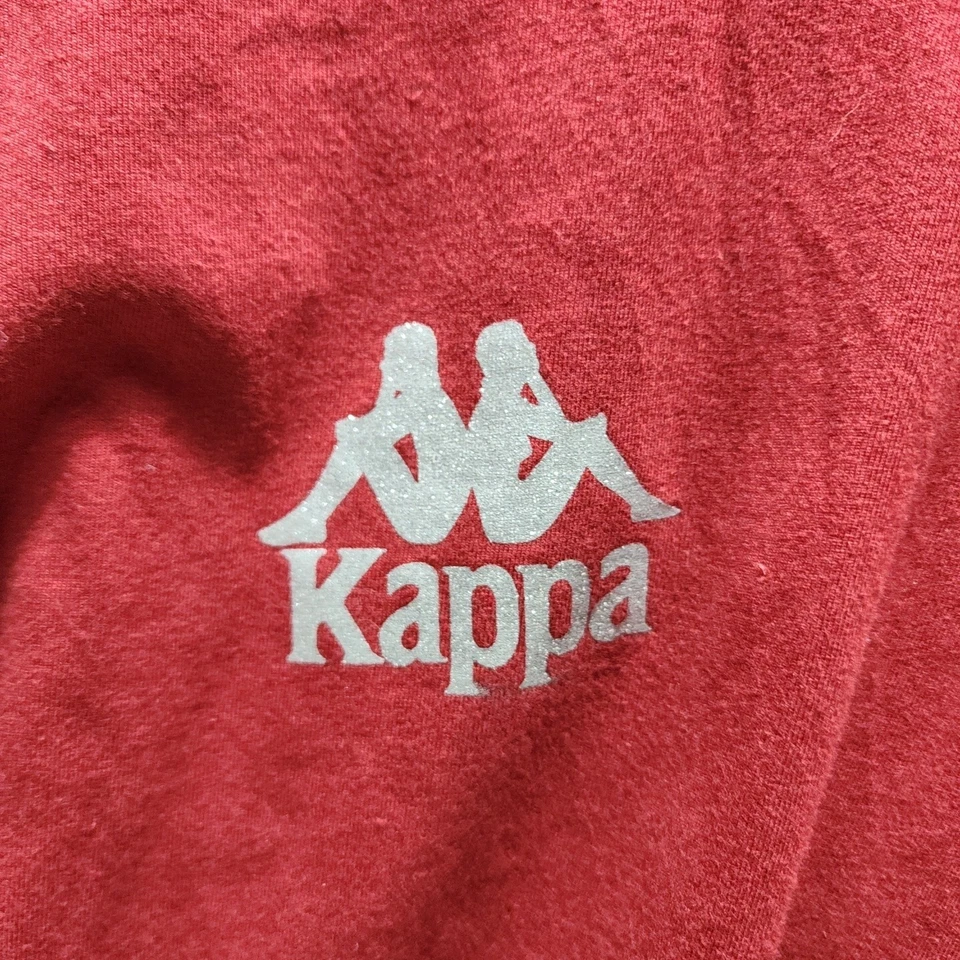 Camiseta Kappa Roja/Naranja Logo Auténtica Estessi Talla Mediana  Foto 3 de 4