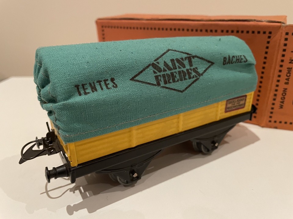 Wagon Hornby Série MARECHAL Frère – Échelle O – Bâché – En Boîte D'origine – Occasion