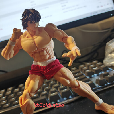 Figura De Acción Baki Hanma De Storm Collectibles - Escala 1/12, 8 Pulgadas, Con Cabezas Y Manos Intercambiables