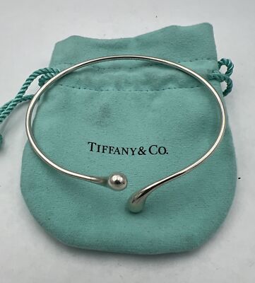 Tiffany & Co. Sterling Silver Elsa Peretti Elongated Teardrop