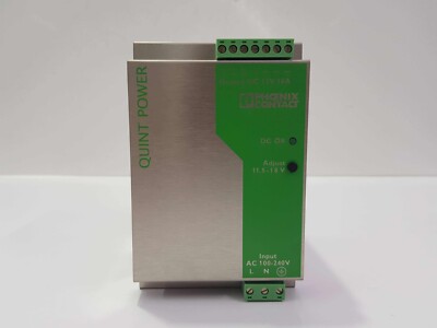 PHOENIX CONTACT QUINT-PS-100-240AC/12DC/10 POWER SUPPLY UNIT 2938811 REV 21