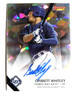 2015 Bowmans Best Garrett Whitley Auto /50 Atomic Refractor #b15-gw, Rays Rookie