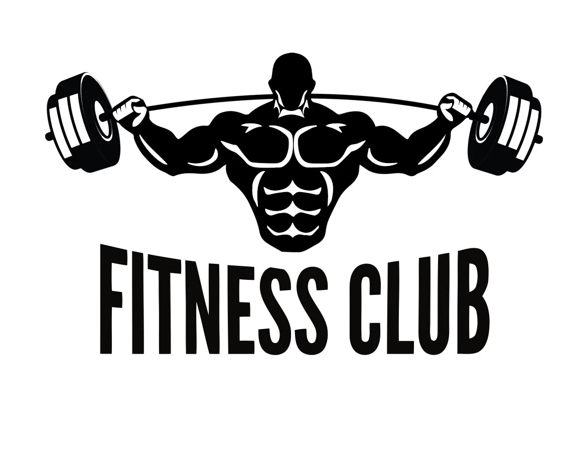 Fitness Club Gym Keep Fit Sign Logo Weights Muscle Wall Decal