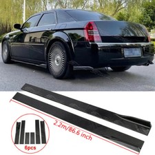 For Chrysler 300 300c Srt8 86.6 Side Skirts Extension Rocker Panel Splitter Lip