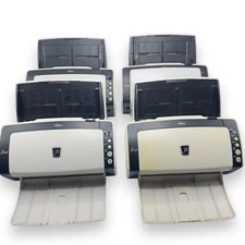 LOT OF 4 Fujitsu Fi-6130 Color Duplex Scanners No AC Power, Untested, For Part