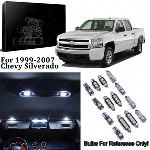 Details About White 13pcs Interior Led Light Kit For 1999 2007 Chevy Silverado Free Tool