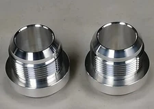 AN20, 20 AN MALE BILLET 6061T6 ALUMINUM WELD ON / WELD IN FITTING BUNG - QTY 2