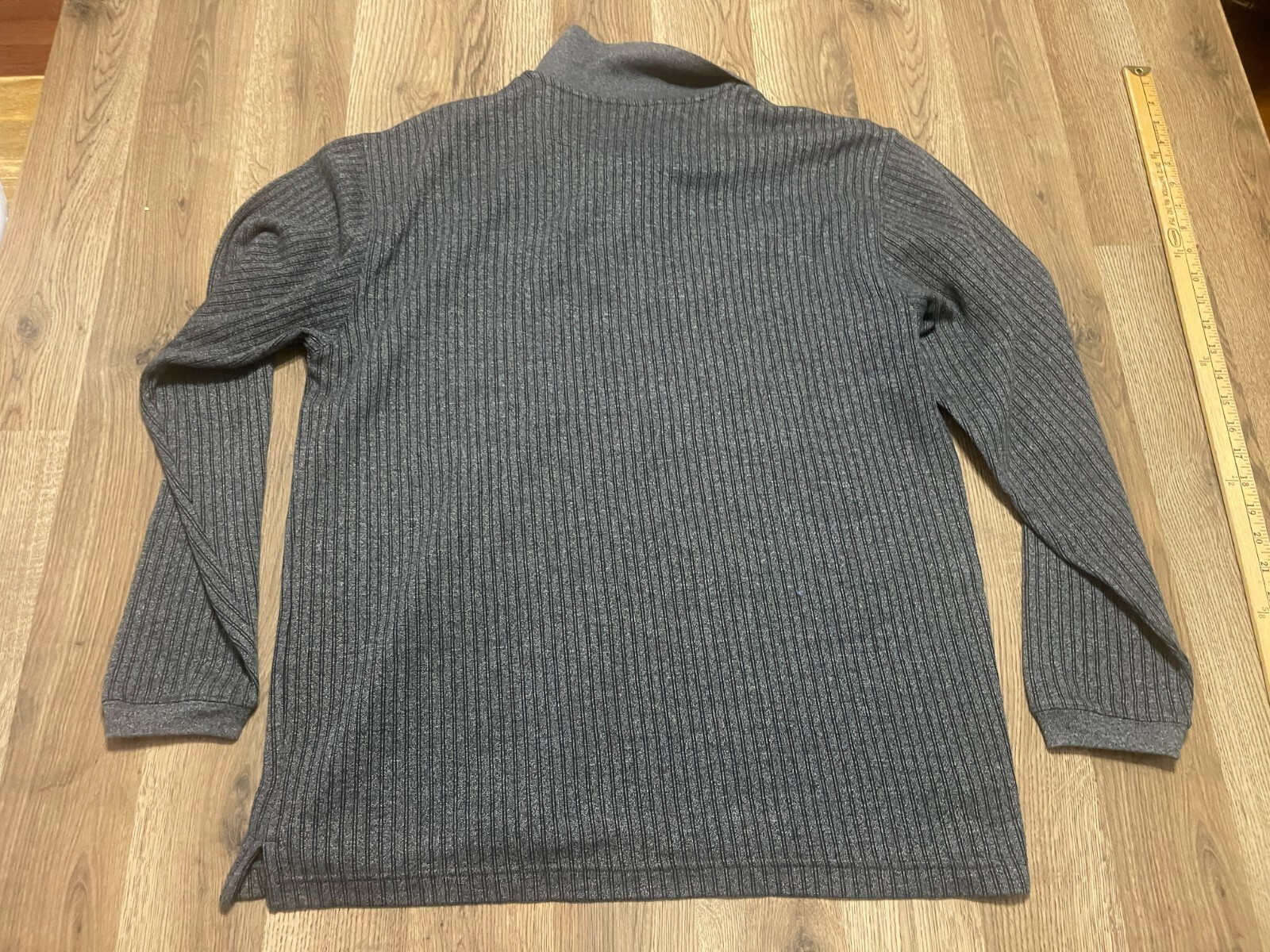 George Sweater, Men's Size Large, Gray, Turtleneck, Pullover, Long Sleeve image 2