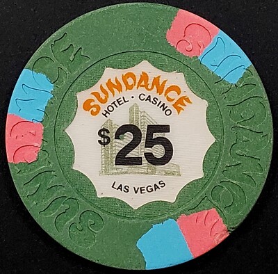 Sundance Hotel & Casino, Las Vegas, Nevada, $25 casino chip!