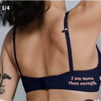 Harper Wilde Women s 32DD Navy Blue I Am More Then Enough Convertible Bra