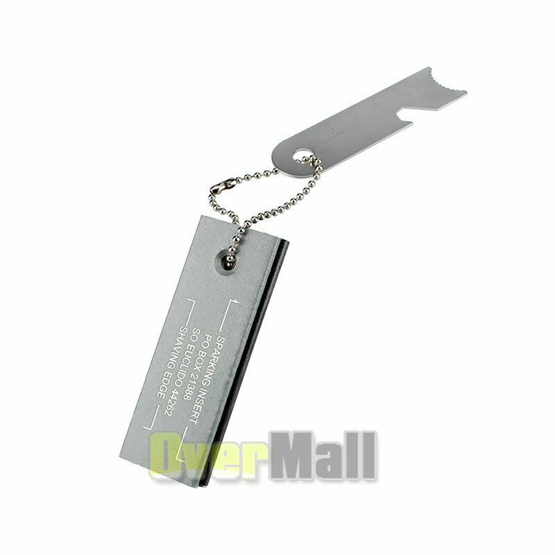 Magnesium Block Flint Fire Starter Striker Firestarter lighter Survival Army NEW