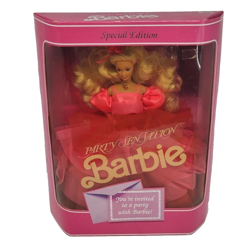 VINTAGE 1990 PARTY SENSATION BARBIE DOLL # 9025 MATTEL NEW IN BOX SPECIAL ED