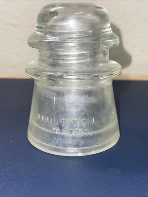 Hemingray 17 Vintage Hemingray No 17 Clear Glass Insulator 72 - 42 Made in USA | eBay