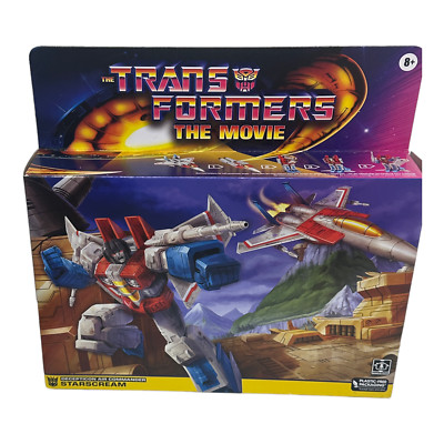 Retro G1 Starscream Decepticon Transformers The Movie 1986 Walmart Exclusive