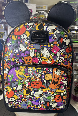 NEW DISNEY PARKS LOUNGEFLY HALLOWEEN BACKPACK EXCLUSIVE EDITION EXCLUSIVE DROP: Loungefly Disney Parks Halloween Mickey  main image 2