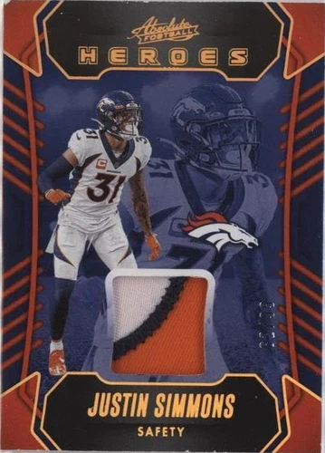 2023 Panini Absolute Justin Simmons #AH-5