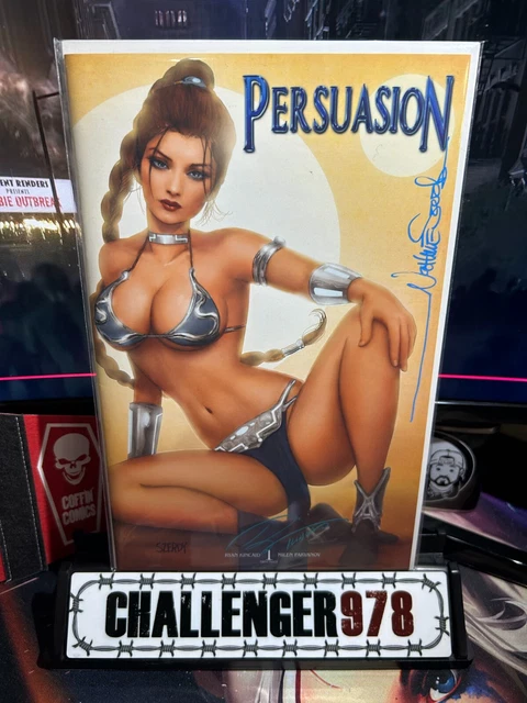 PERSUASION #1 SZERDY DOUBLE SIGNED Trade-Dress Kincaid w/ COA - STAR WARS LEIA