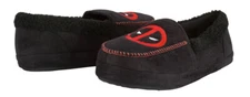 Marvel Deadpool Unisex Fleece Lined Moccasin Slippers, BRAND NEW, Choose A Size