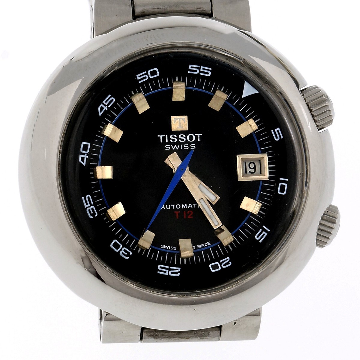 Men's Steel Tissot T12 44594 Automatic Wristwatch Divers | eBay