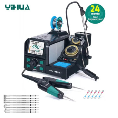 YIHUA 982D-I Hot Tweezers Soldering Station SMT Digital C120 Soldering Iron Kit