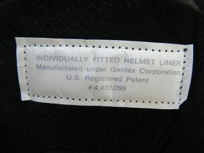 NOS Gentex TPL Liner Assembly Cover SPH4 HGU55 HGU56P HGU68 Casco Da - Foto 3