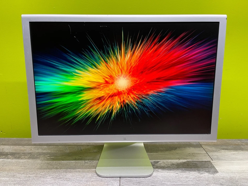 Apple 23" Cinema Display A1082 DVI Classic Aluminum 1920x1200 - w/ Power Supply - Image 2 of 4