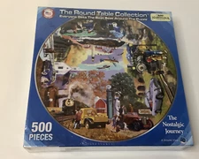 THE NOSTALGIC JOURNEY  by The Round Table Collection JIGSAW PUZZLE 500 Pcs.  NEW