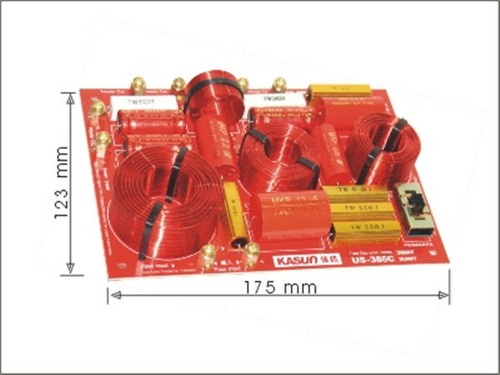 1 Stück für Lautsprecher Frequenzteiler Frequenzweiche Filter US-385C 3 Wege 3 Stück HiFi - Bild 1 von 4