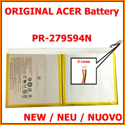 Battery for Acer Iconia Model PR-279594N (1lCP3/95/94-2) 4.2V 6000mAh B3-A20 A30