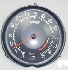 1977 Corvette Tachometer Assembly With 5600 Red Line L-82 With Air Conditioning 1977 Corvette Tachometer Assembly With 5600 Red Line L-82 With Air Conditioning