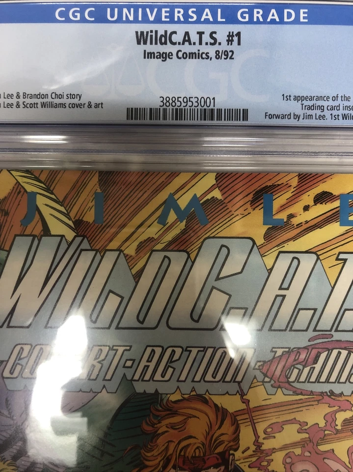 WildC.A.T.S. Cubierta #1 (CGC 9.8) (1992) Jim Lee & Scott Williams Foto 3 de 4