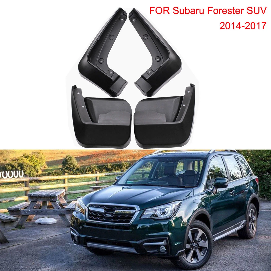 OEM Fitment Splash Guards Mud Guards Mud Flaps FOR Subaru Forester