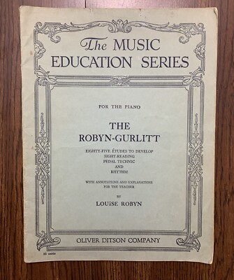 Music Education Series for Piano Eighty-five Etudes Robyn Hurley Book 1933