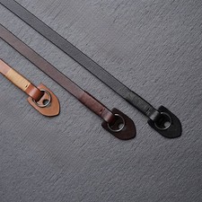 8mm Wide Handmade Camera Leather Wrist Strap Microscope Leather Hand Strap